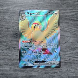 Pidgeot ex #217 Pokemon Obsidian Flames Holo Card